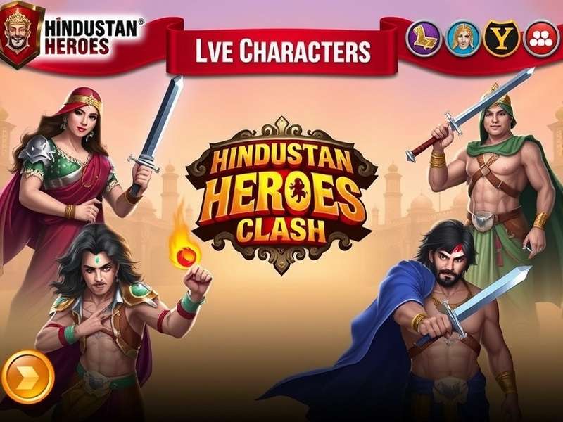 Hindustan Heroes Clash Game Banner